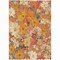 Homeroots 8' X 10' Orange Peach And Salmon Floral Washable Indoor Outdoor Area Rug 611207 - alternate 3