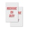 Signmission Mechanic On Duty, Vinyl Decals Only 24 Inch x 36 Inch, Vinyl Decal, 2PK DSB-2436-2PACK-Mechanic On Duty - alternate 1