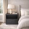 Manhattan Comfort Navis 26 in Nightstand in Charcoal Gray (1-Drawer) NS1872-3 - alternate 6