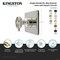 Kingston Brass Single-Handle Six-Way Diverter Valve with Knurled Handle and Square Trim Kit, Polished Chrome KS4041RKX - alternate 2