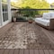 Homeroots 3' X 5' Chocolate Ikat Washable Indoor Outdoor Area Rug 576983 - alternate 5