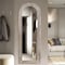 Homeroots 64" White Arch Wood Framed Standing Mirror 565026 - alternate 5
