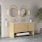 James Martin Vanities Marigot 72" Double Vanity, Sunwashed Oak, w/ 3 CM Tajnar Eclos Top w/FreePower Wireless Charger D404-V72-SWO-FTJR - alternate 5