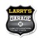 Signmission Larry's Garage I Can Fix Everything But Stupid, 18 Inch X 18 Inch, Plastic Sign SHI-P-18-490-LARRY - alternate 1