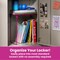 Lockermate By Bostitch Stac-A-Shelf Locker Organizer Shelf, Stackable, Extra Tall, Fits Standard Size School Lockers, Pink 5090-FCH - alternate 4