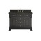 James Martin Vanities Brookfield 48" Single Vanity, Black Onyx, w/ 3 CM Phantome Eclos Top 547-V48-BKO-3PHT - alternate 1