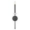 Z-Lite Gaultier Matte Black+Modern Gold 1 Light Wall Sconce 6100-1S-MB - alternate 4