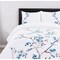 Homeroots Blue and White King 100% Cotton 200 Thread Count Washable Duvet Cover Set 528104 - alternate 1