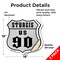 Signmission Sturgis Us 90, 18 inch X 18 inch, Vinyl Decal, 2PK SHI-D-2PACK-18-481 - alternate 2