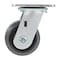Vestil Rubber Swivel Caster 4 In. Diameter x 2 In. Width 551 Lb. Capacity Dark Gray/Gold CST-KSM-4X2MR-S - alternate 6
