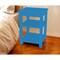 Homeroots 28" Blue Solid Wood Nightstand 548316 - alternate 4