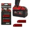 Stealthmounts Bit Holders Compatible with Milwaukee M18; Red ABS Magnetic Bit Holder, 2PK BH-MW18-RED-2 - alternate 1