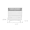 Homeroots 32" White Two Drawer Dresser 534954 - alternate 9