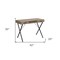 Homeroots 42" Taupe and Black Computer Desk With Two Drawers 489886 - alternate 3