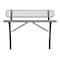 Leisure Craft Bench/Back, Ingroud Mount, 6ft., Gray B6WBIG-GRAY - alternate 1