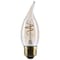Satco 3.5 Watt CA11 LED 2000K CCT Medium Base Clear Glass Amber Coil Filament Dimmable 120 Volt S14224 - alternate 1