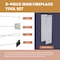 Lavish Home 5-Piece Fireplace Tools Set Fire Tools for Fire Places & Woodstoves Indoor/Outdoor Accessories 80-FPTS-14 - alternate 6