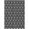 Homeroots 5' X 8' Black And Ivory Geometric Washable Indoor Outdoor Area Rug 596004 - alternate 5