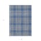 Homeroots 3' X 5' Gray Blue And Ivory Plaid Washable Indoor Outdoor Area Rug 597105 - alternate 3