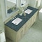 James Martin Vanities Lorelai 72'' D Vanity, Whitewashed Oak w/ Parisien Bleu Silestone Top w/FreePower Wireless Charger 424-V72-WWO-FPBL - alternate 4
