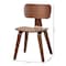 Baxton Studio Billie Wood 2-Piece Dining Chair Set 268-2PC-14655-ZORO - alternate 2