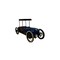 Homeroots 83in Black Console Display Stand With Two Shelves 402226 - alternate 1