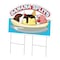 Signmission Banana Splits Yard Sign & Stake outdoor plastic coroplast window, C-DC-2436-Banana Splits C-DC-2436-Banana Splits - alternate 1