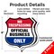 Signmission No Trespassing Shield Sign Official Busi, 6 inch X 6 inch, Plastic Sign, 2PK SHI-P-2PACK-6-415 - alternate 2