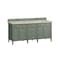 James Martin Vanities Brittany 72" Double Vanity, Smokey Celadon, w/ 3 CM Tajnar Eclos Top 650-V72-SC-3TJR - alternate 2