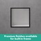 Hansgrohe XtraStoris Individual Wall Niche Matte White with Design Frame 12"x 12"x 4" in Matte White 56099700 - alternate 4