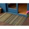 Homeroots 3' X 5' Gold Beige And Wheat Striped Washable Indoor Outdoor Area Rug 577775 - alternate 1