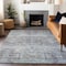 Homeroots 8' X 10' Taupe Blue And Green Abstract Washable Indoor Outdoor Area Rug 604273 - alternate 5