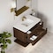 James Martin Vanities Allamari 36" Single Vanity, Sable w/ Single Hole 3 CM White Zeus Silestone Top D640-V36-SBL-3WZ - alternate 4
