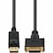 Add-On Addon Displayport Male To Dvi-D Dual Link (24+1 Pin) Female Black DISPORT2DVID - alternate 1