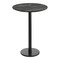 Flash Furniture Commercial 31.25" Black Faux Marble HPL Tabletop with Black Bar Height RD Base ST-RD31-BKMAR-TR18B-GG - alternate 1