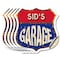 Signmission Sid's Garage, 6 inch X 6 inch, Vinyl Decal, 5PK SHI-D-5PACK-6-383-SID - alternate 1