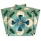 Homeroots 4" x 4" Blue And Green Vinyl Arabesque Peel And Stick Removable Tiles 572059 - alternate 3