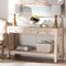 Baxton Studio Nira Faux Shagreen Console Table 263-14504-ZORO - alternate 5