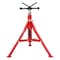 Vevor VEVOR V Head Pipe Stand 1/8-12 inch Capacity 24"-42" Adjustable Height 2500 lbs 1107B V-Head - alternate 1