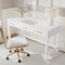 Martha Stewart Hutton Shaker Style Home Office 3 Drawer Desk in White w/Polished Brass Hardware ZG-ZP-20-WH-GLD-MS - alternate 5