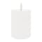 Homeroots Set of Two White Flameless Pillar Candles, 2PK 633837 - alternate 2