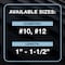 Teks #10 x 1 in Standing Seam Panel Roofing Screw, Pancake Head, Star Drive, T-25 Bit Incl., Zinc, 360PK 21601 - alternate 3