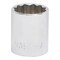 Vulcan Drive Socket, 1-1/16 in Socket, 1/2 in Drive, 12-Point, Chrome Vanadium Steel, Chrome, MT6521348 MT6521348 - alternate 1