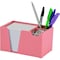 Acrimet Desktop Organizer Pencil, Pen, Paper, Clip, Caddy Holder (Plastic) (Paper Included) (Pink Color) 954.RO - alternate 1