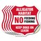 Signmission Alligator Warning Shield Sign Alligator, 6 inch X 6 inch, Vinyl Decal, 5PK SHI-D-5PACK-6-357 - alternate 1