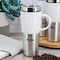 Mr. Coffee Travertine 4 Piece 16 Ounce Stoneware and Stainless Steel Travel Mug With Lid in White 750123409M - alternate 3