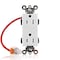 Leviton PlugsandReceptacles, 15A, 125VAC, Wht, Nylon MT162-SCW - alternate 1