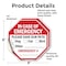 Signmission In Case of Emergency Please Save Ou, 6 inch X 6 inch, Vinyl Decal, 2PK OC-D-2PACK-6-90 - alternate 3
