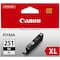 Canon Cartridge, Ink, CLI-251, Black CLI251XLBK - alternate 1