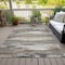 Homeroots 5' X 8' Taupe Beige And Ivory Abstract Washable Indoor Outdoor Area Rug 612552 - alternate 4